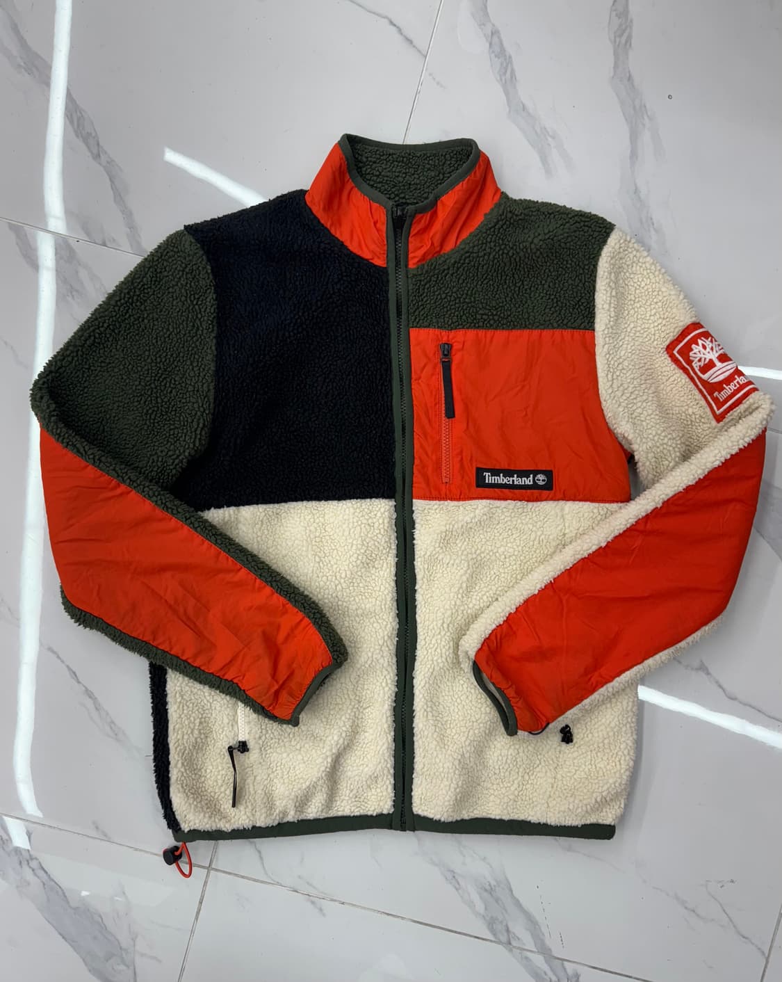 •Timberland 팀버랜드 컬러블럭 플리스 자켓 상품이미지1