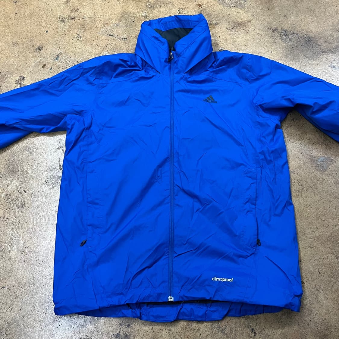 [정품/110] 아디다스 클라이마프루프 블루 바람막이 b10 상품이미지3