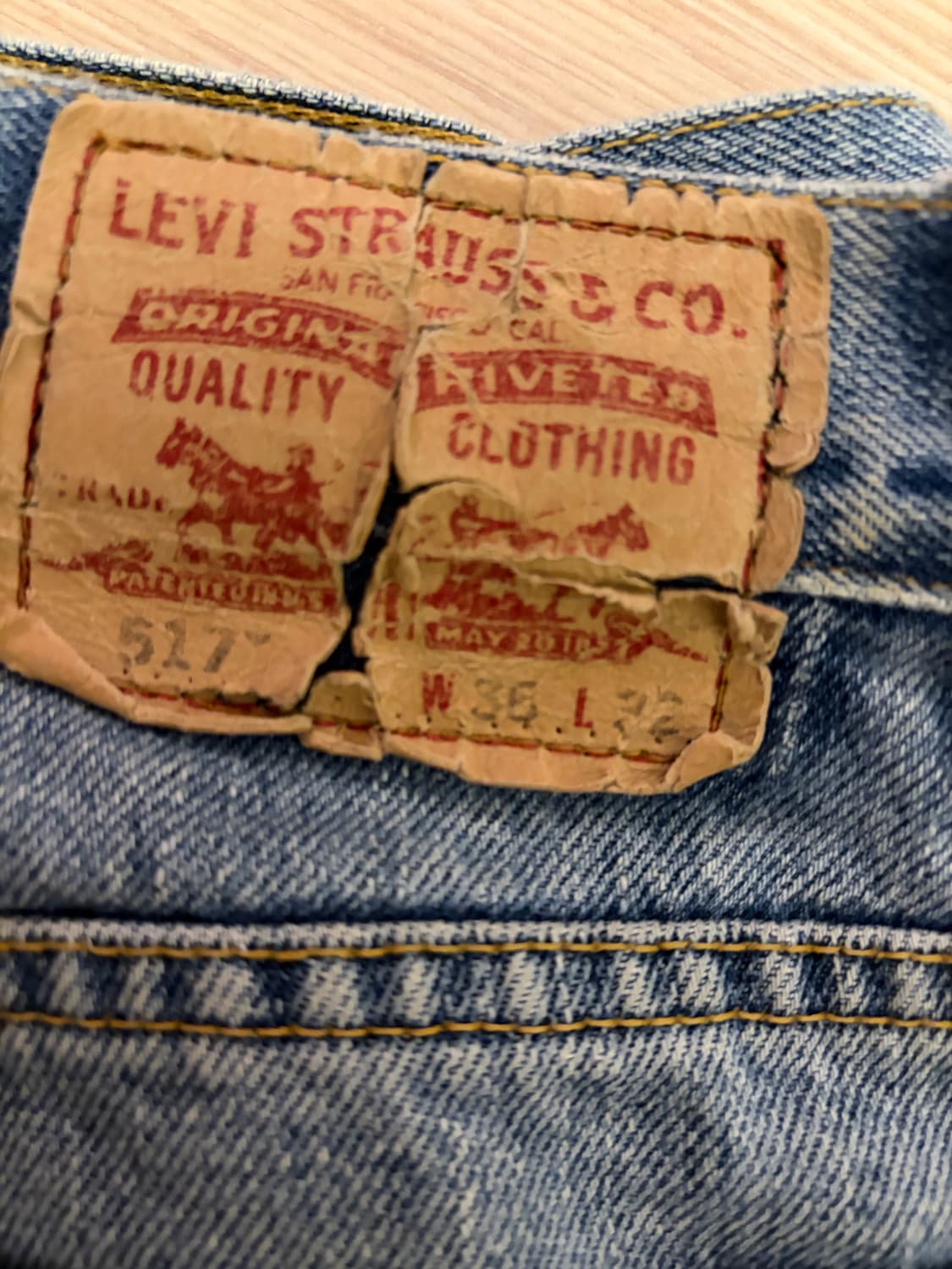 빈티지 리바이스 517 상품이미지4