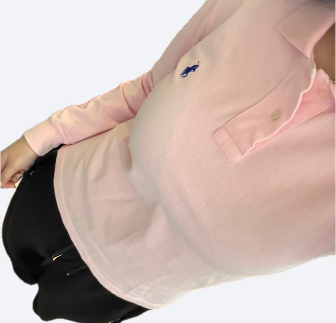 💗폴로 랄프로렌 커스텀핏 블루포니 딸기우유 핑크 롱슬리브 PK💗 상품이미지2