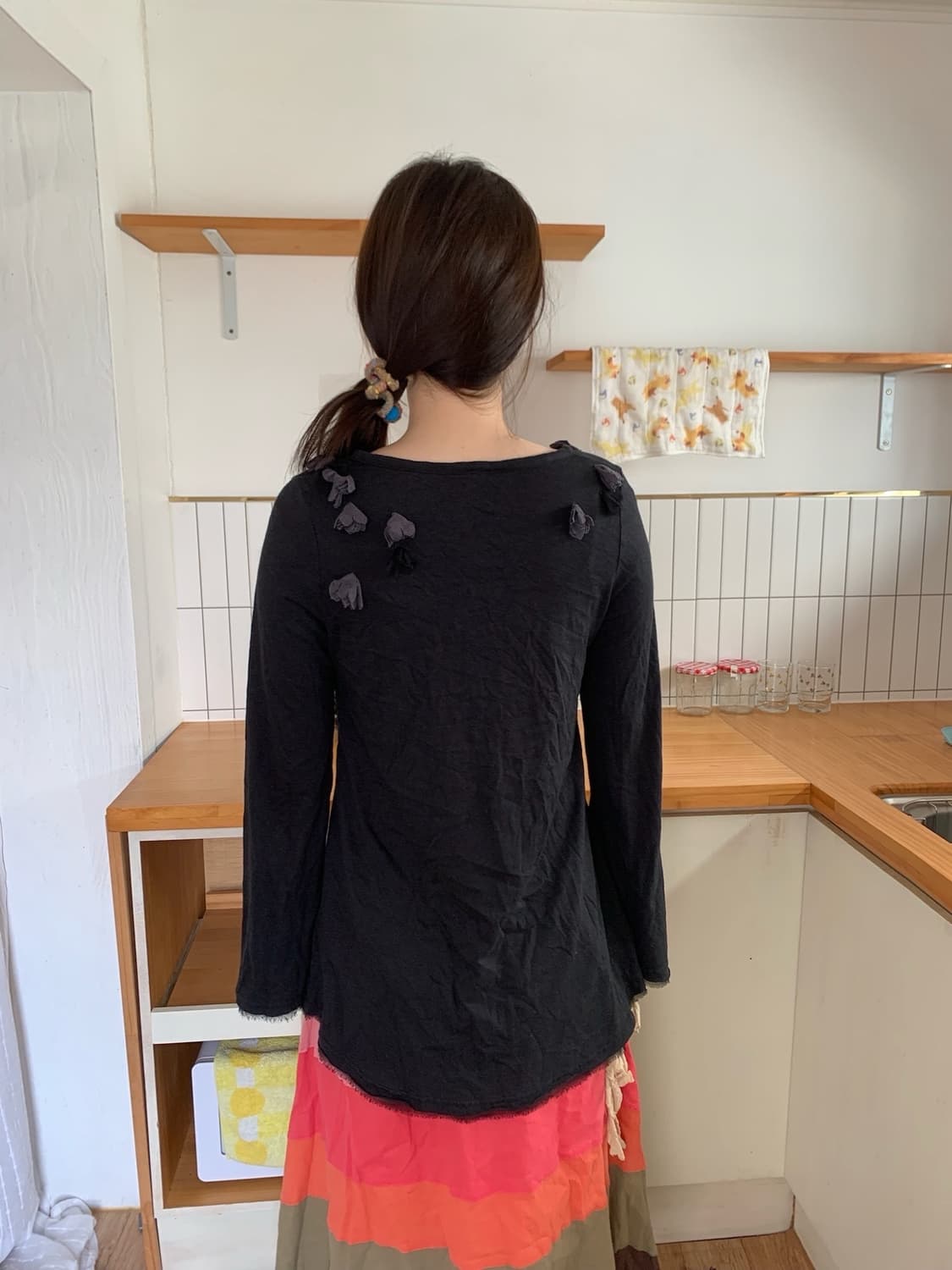 flower sleeve.. top 상품이미지5