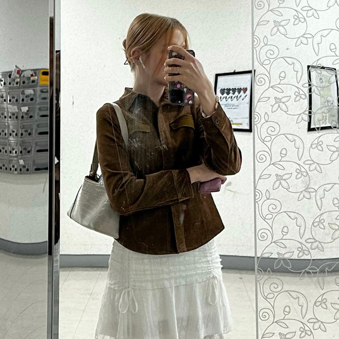 빈티지 브라운 셔츠 상품이미지2