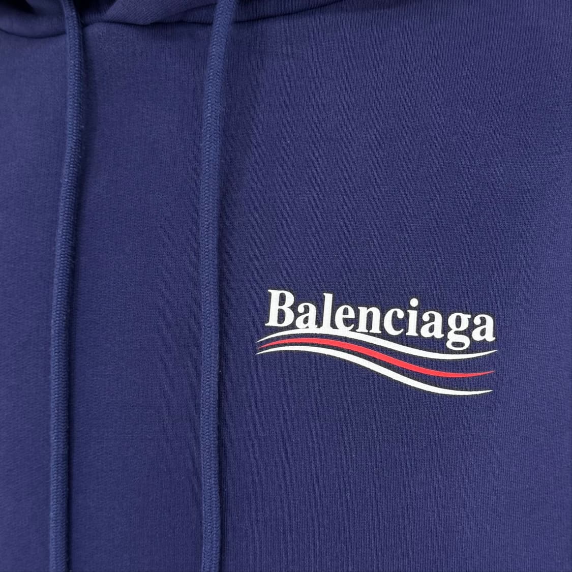 [S사이즈] 발렌시아가 웨이브로고 긴팔 후드 티셔츠 상품이미지5