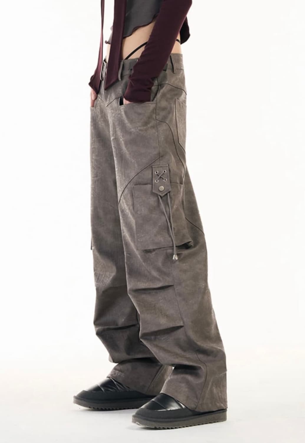 셋업이엑스이 아일렛 카고팬츠 바지 상품이미지4