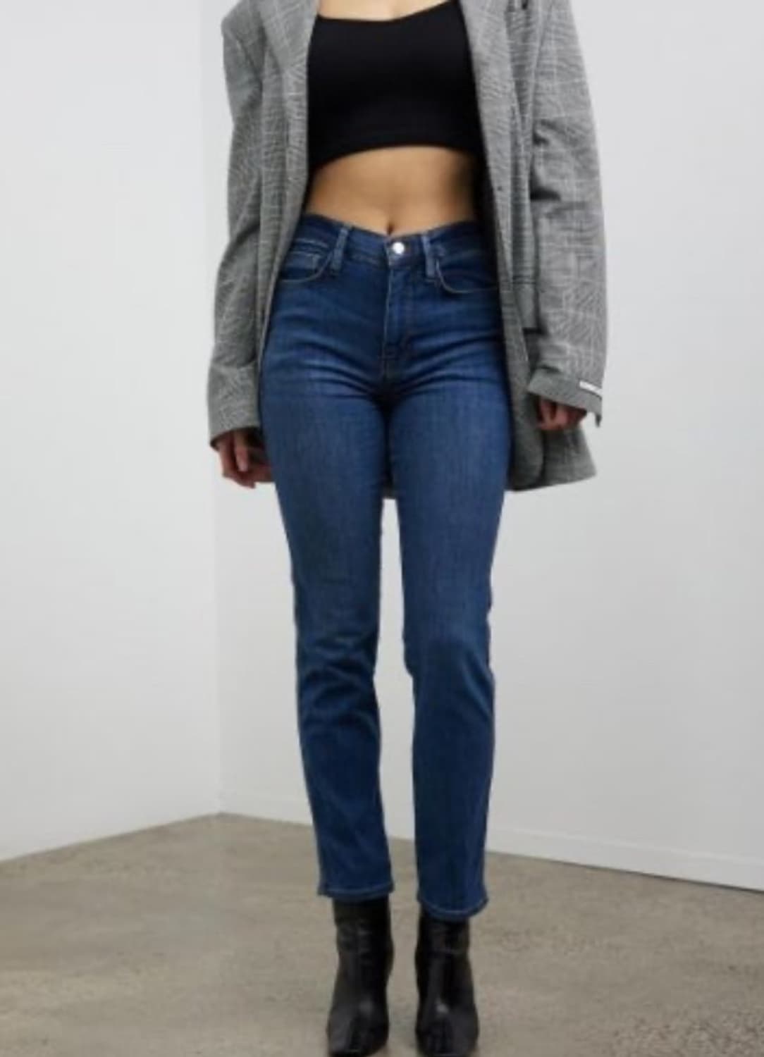 프레임 슬림 데님 팬츠 상품이미지1