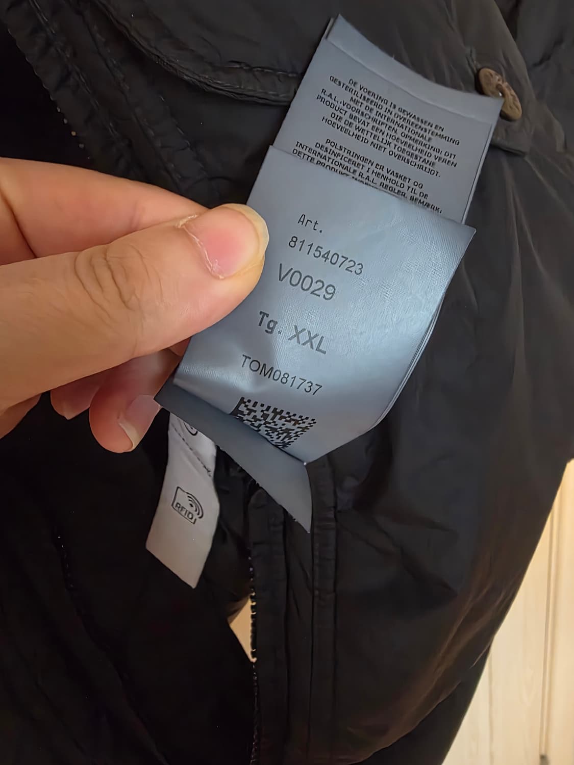 [24FW] 스톤아일랜드 크링클랩스 숏 다운 패딩 2XL 상품이미지10