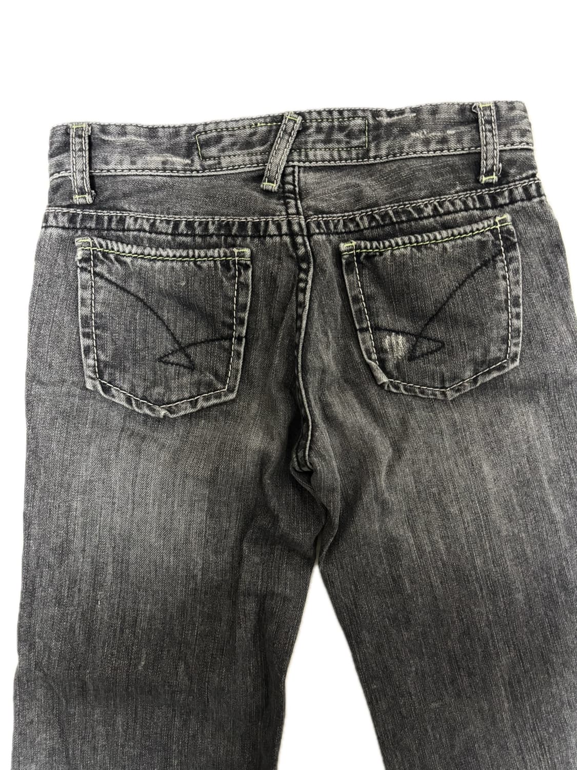 빈티지 흑청 부츠컷 데님 팬츠 상품이미지3