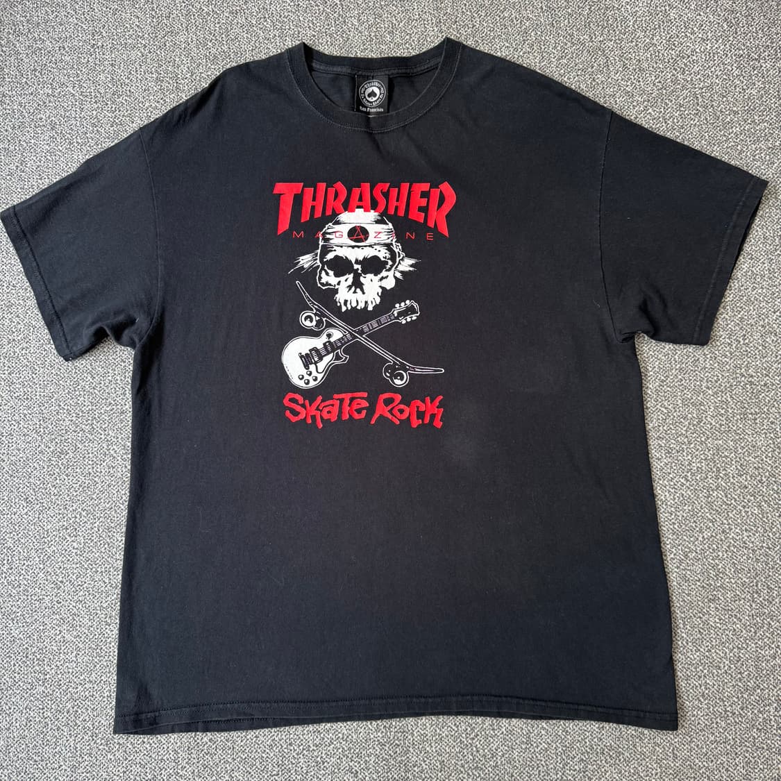 트래셔 스케이트 락 스컬 반팔 상품이미지1