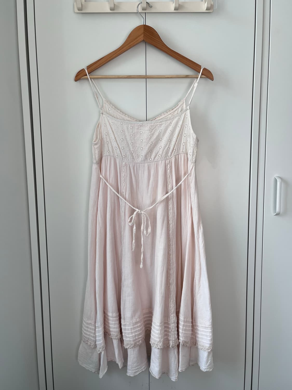 Vintage 펀칭 레이어드 나시 원피스 상품이미지10