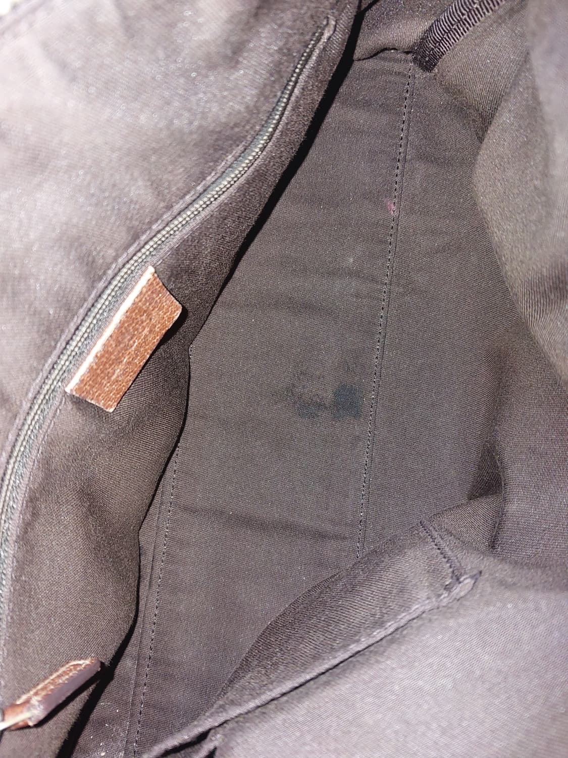 구찌 빈티지 블루 데님 보스턴백 상품이미지8