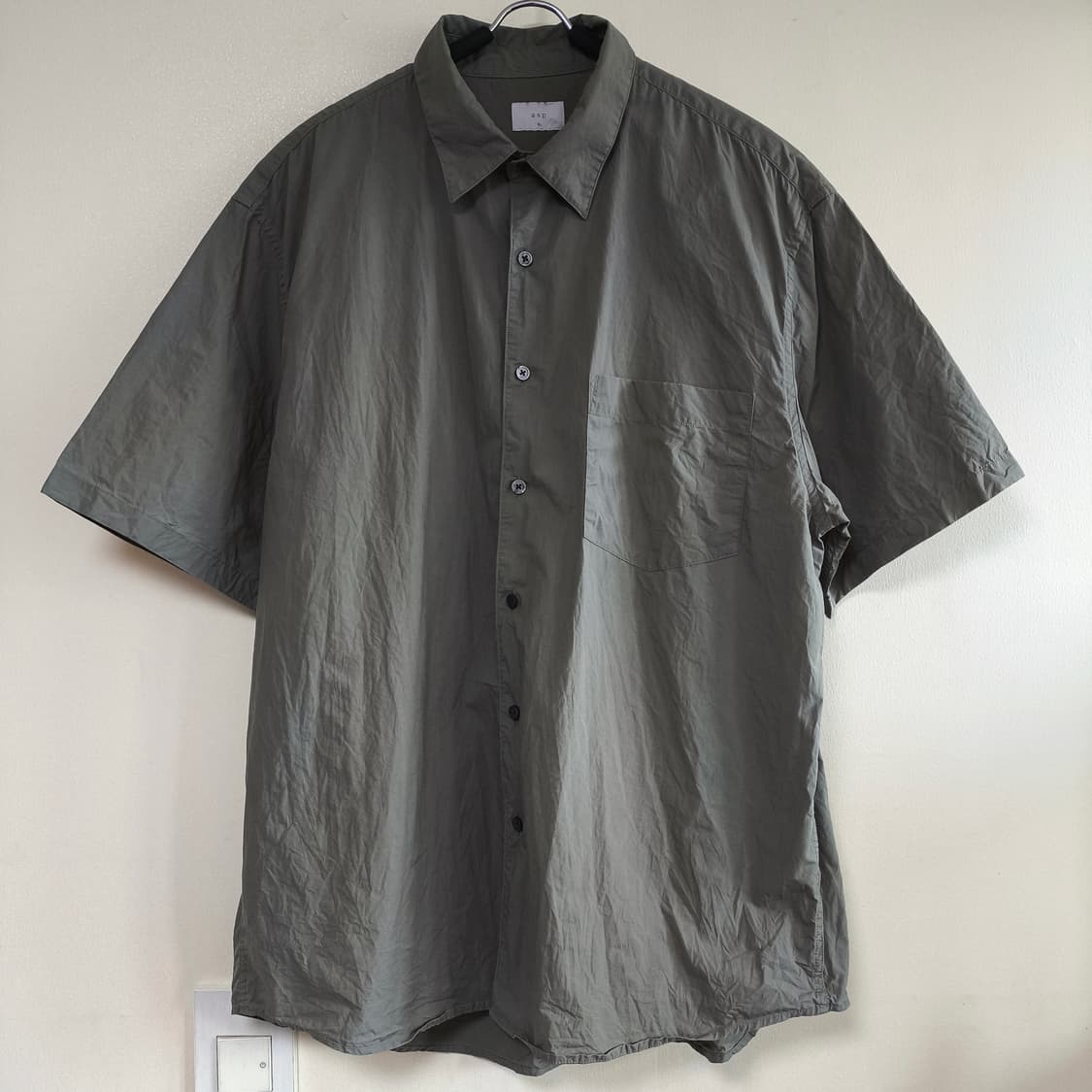 [XL] 애습 asp 올리브 반팔 셔츠 상품이미지2