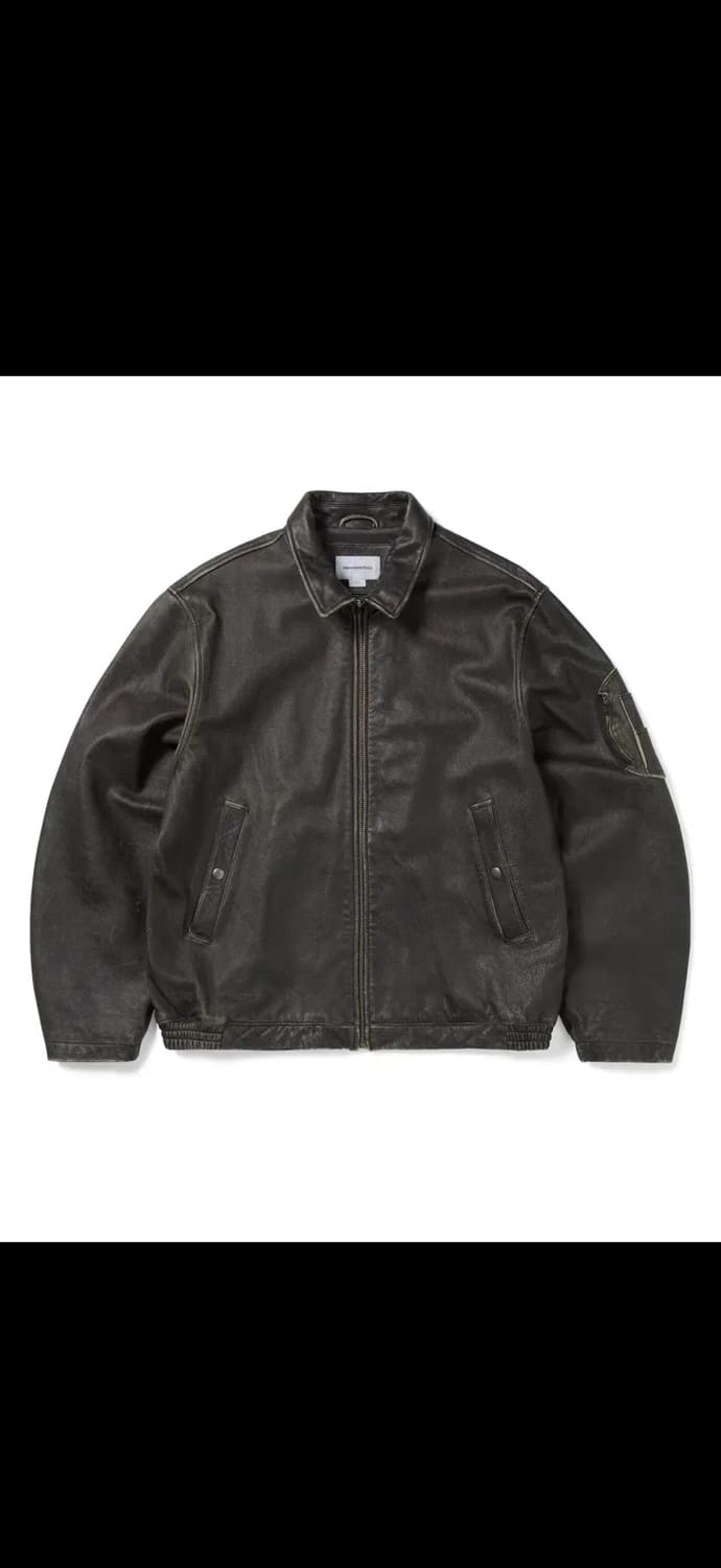 S구매// 디스이즈네버댓 플라이트 레더자켓 상품이미지1