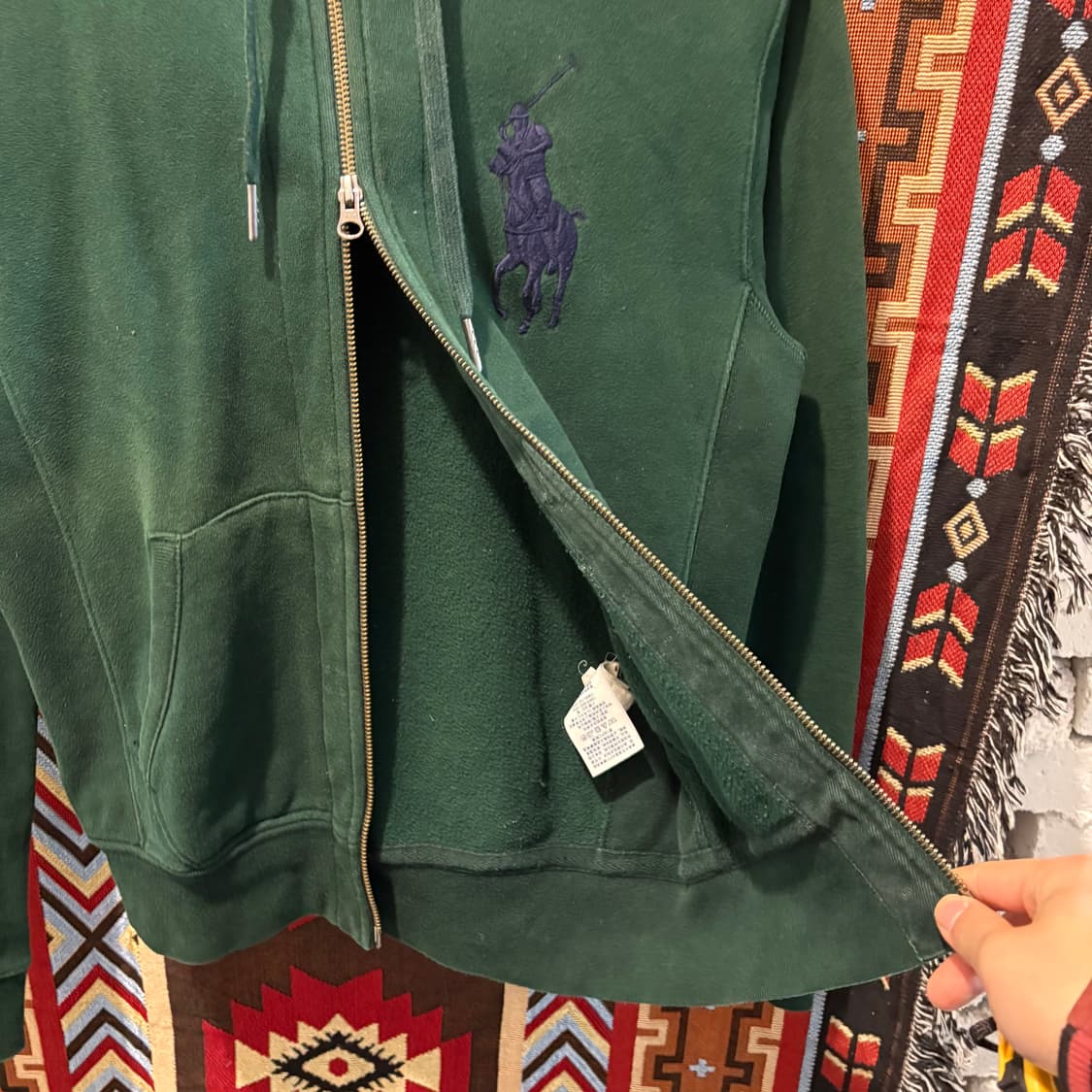 폴로 빅포니3 체크후드집업  상품이미지6