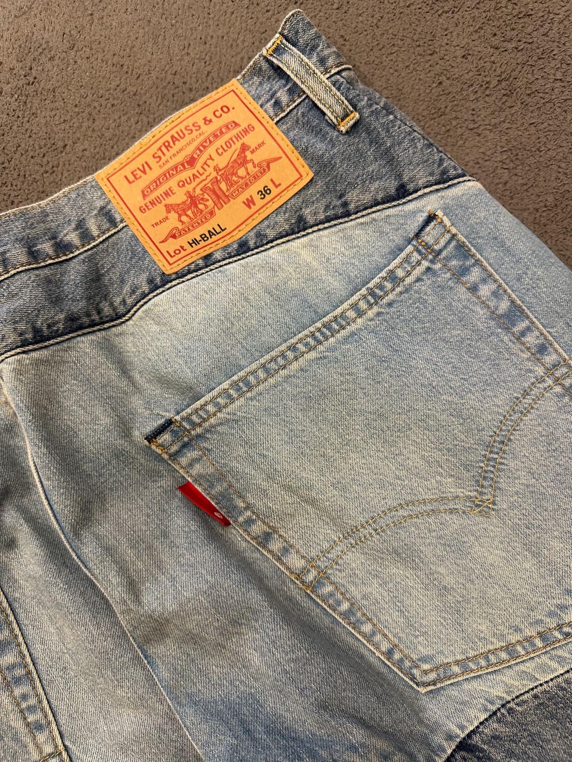 리바이스 프리미엄 믹스 하이볼 팬츠 처분  상품이미지5