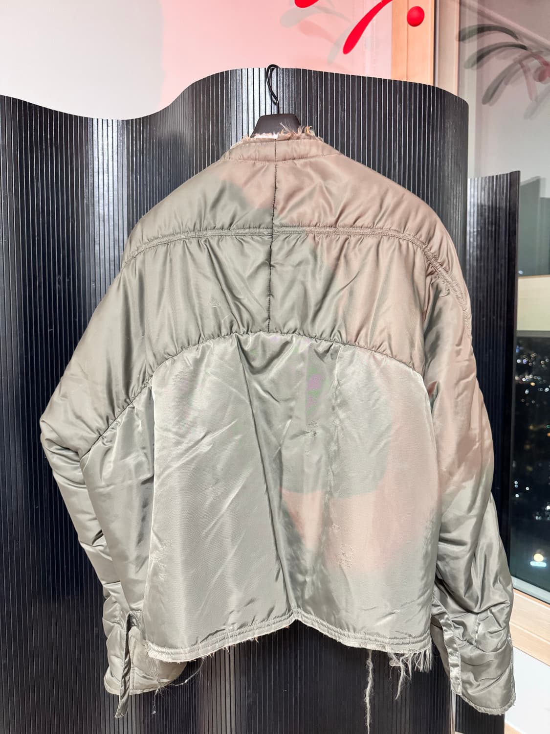 프로젝트 G/R 봄버 자켓 카키 상품이미지3