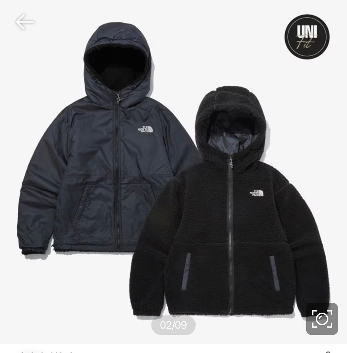 노스페이스 리버시블 플리스 후드 집업 상품이미지5