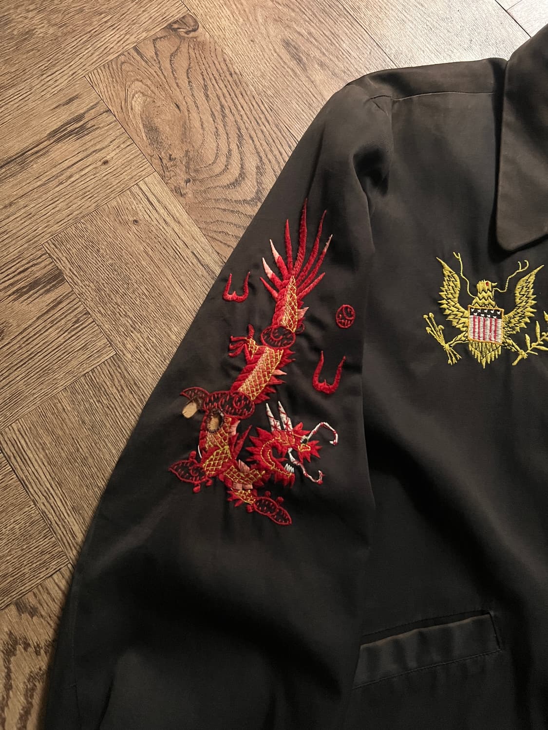 [40]슈가케인 Fleet Base 베트남전 썬페이드 수베니어 자켓 상품이미지4