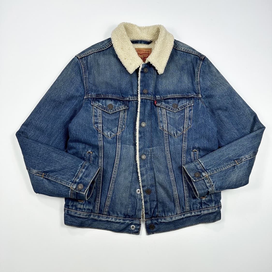 리바이스 오리지널 양털 트러커 데님 자켓 (S) 상품이미지2