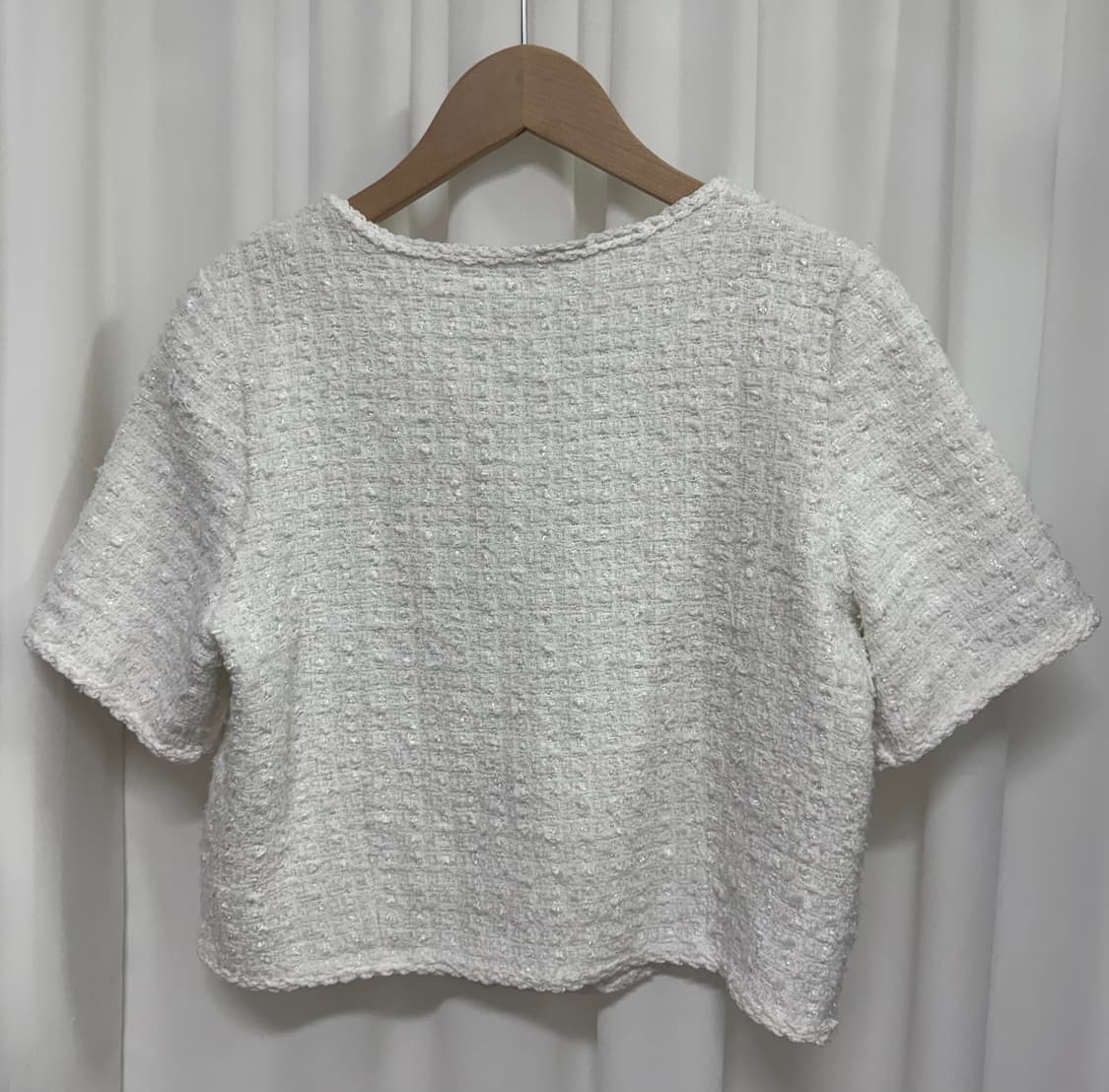 clizy 화이트 포켓 트위드 자켓 상품이미지7