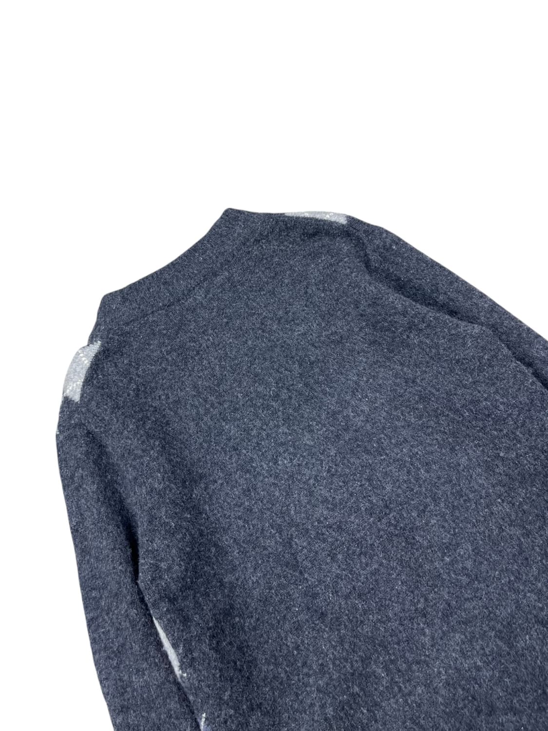 Vintage 울 아가일패턴 니트 집업  상품이미지3