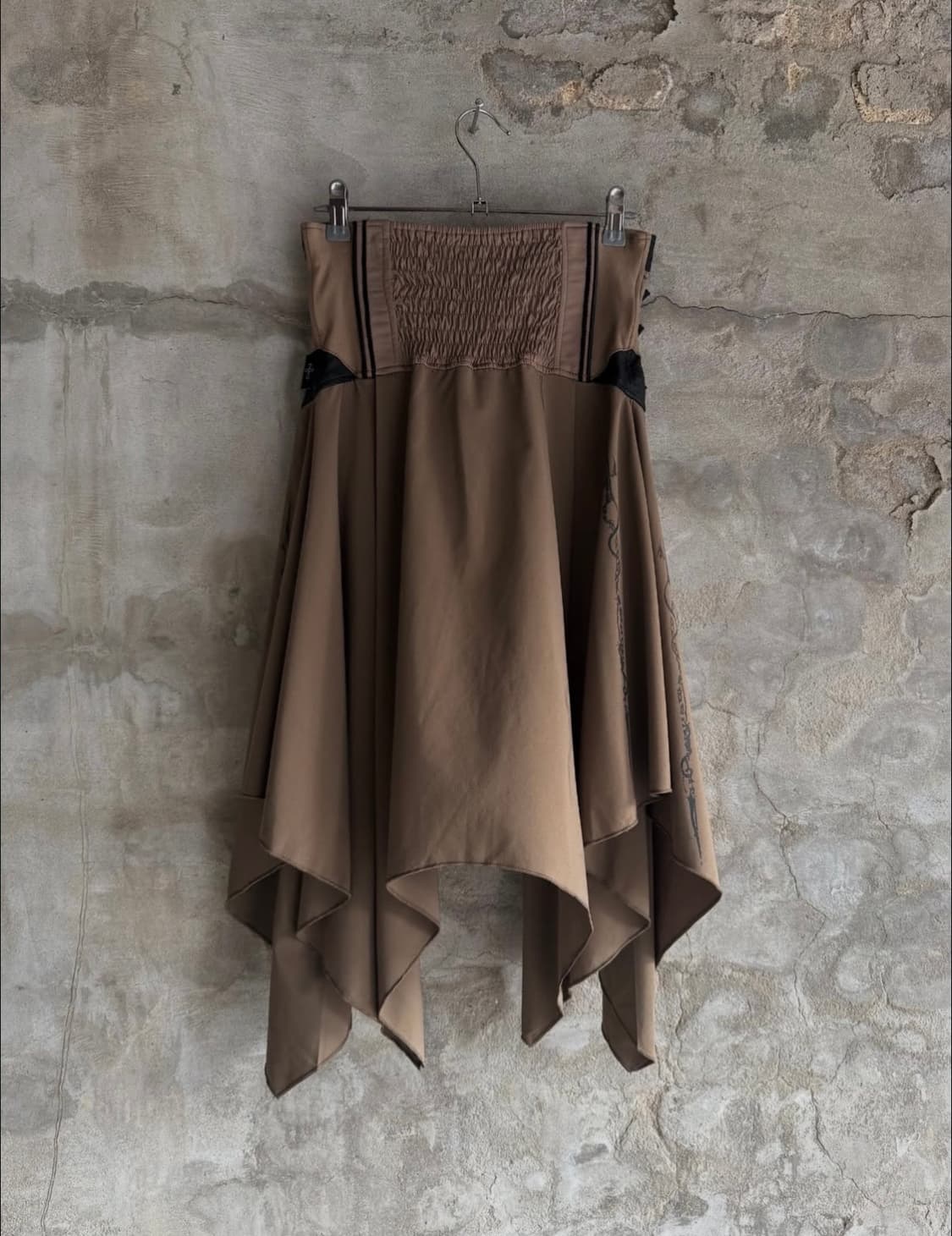 Ozz on Buckle Detail Layered Skirt 상품이미지3