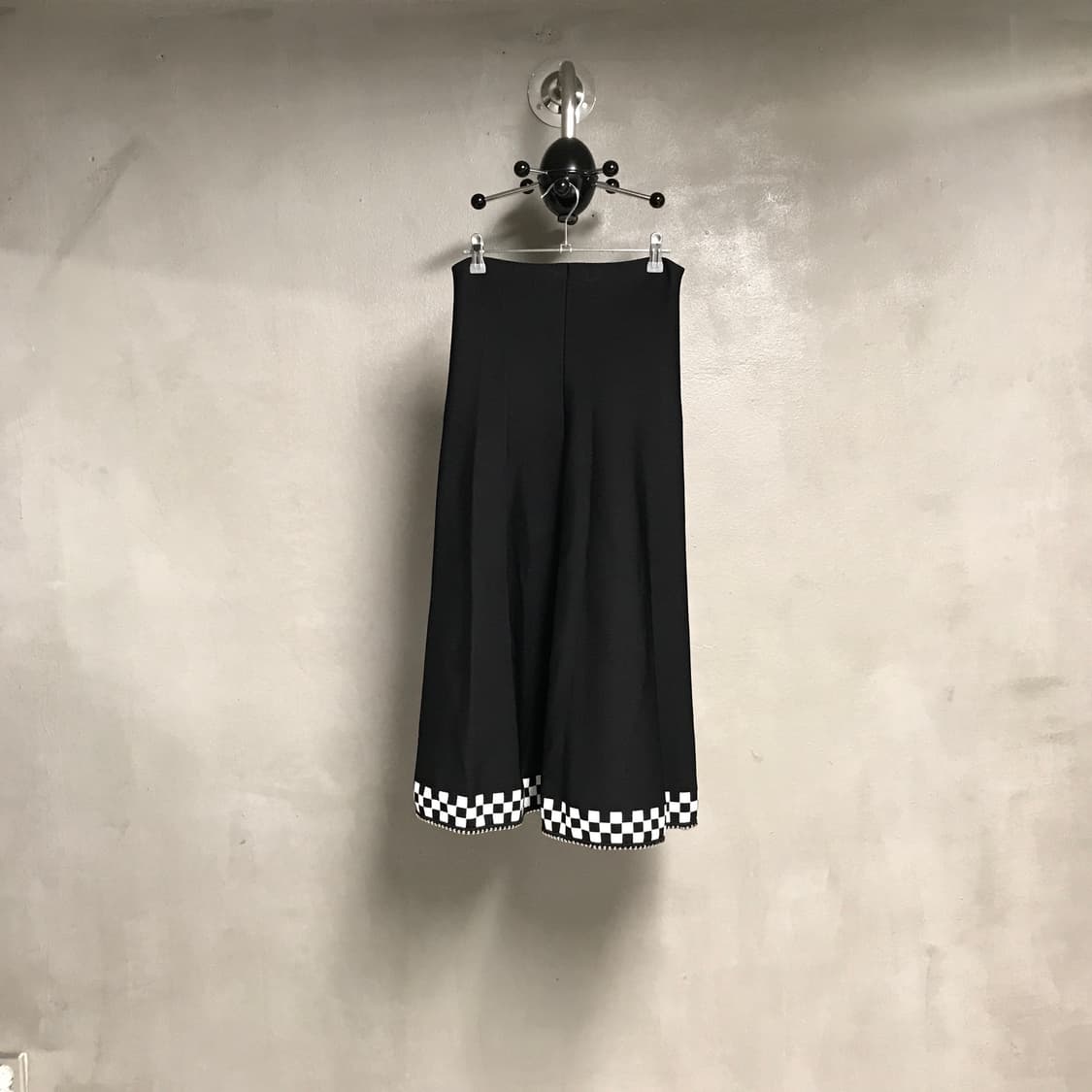 알렉산더왕 체커보드 블랙 롱 스커트 XS 상품이미지4