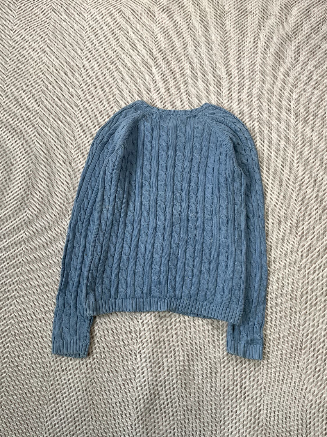 엘엘빈 스카이블루 케이블 니트 가디건 J03312 상품이미지6