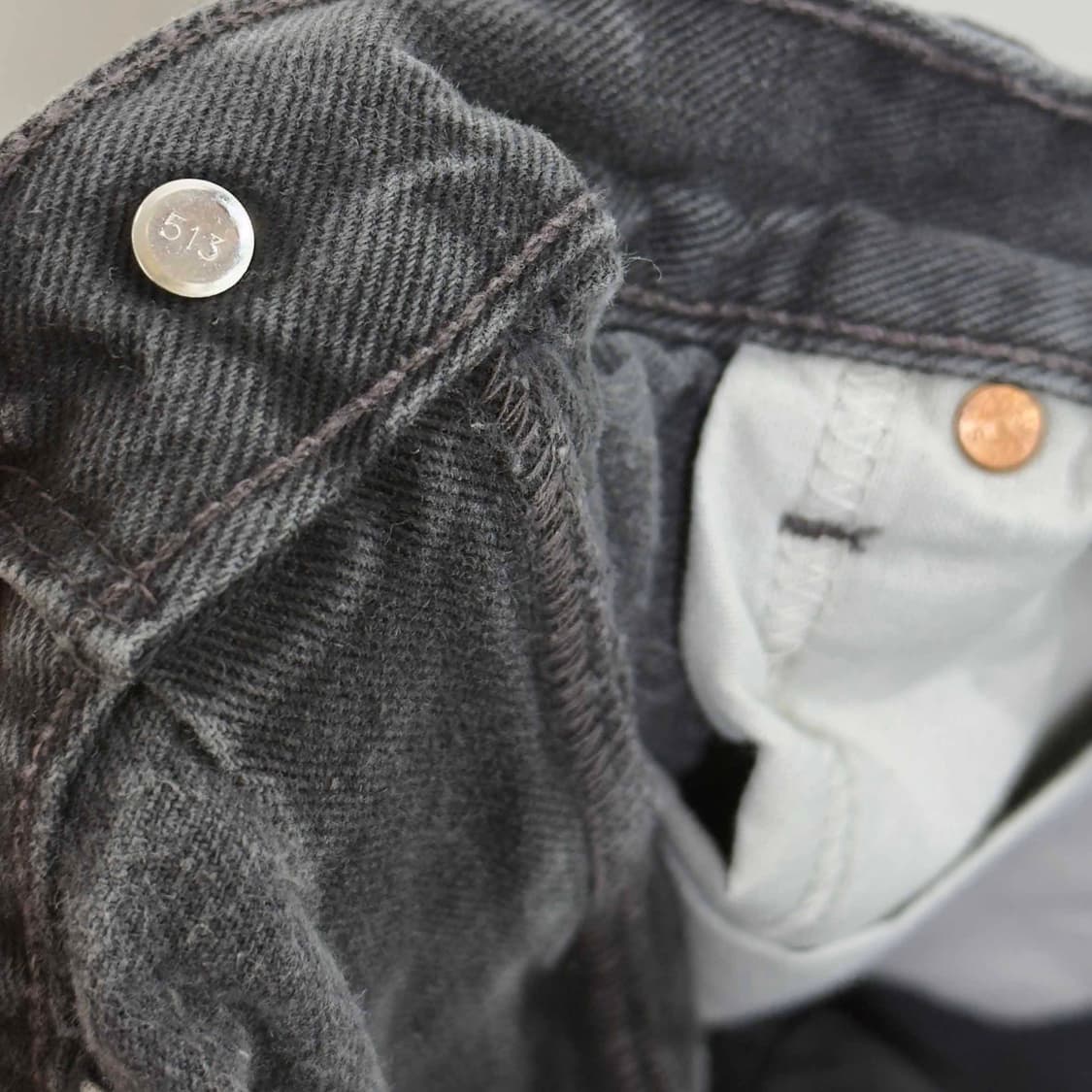 00s 리바이스 550 흑청 데님팬츠 W40 L30 상품이미지4