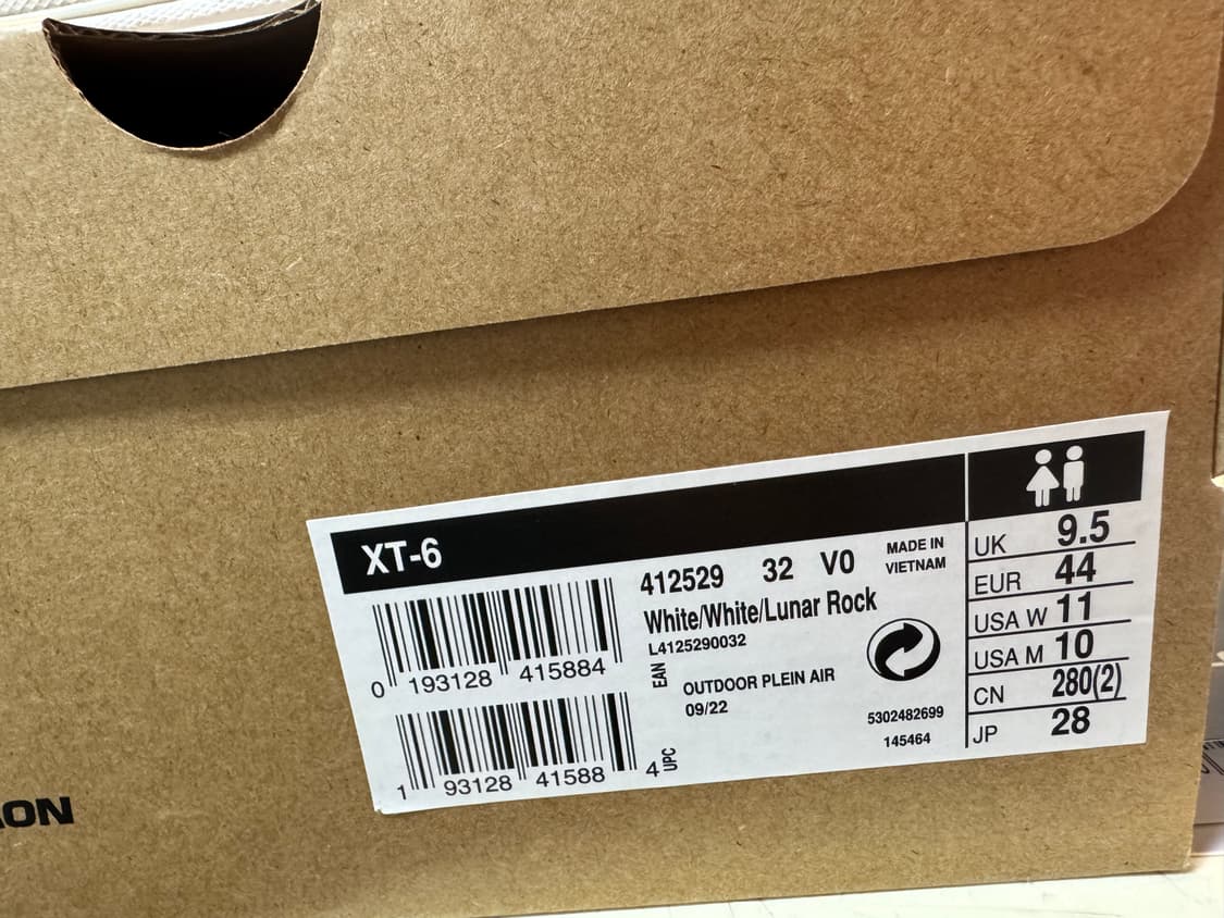 [280]살로몬 xt-6 화이트 상품이미지7