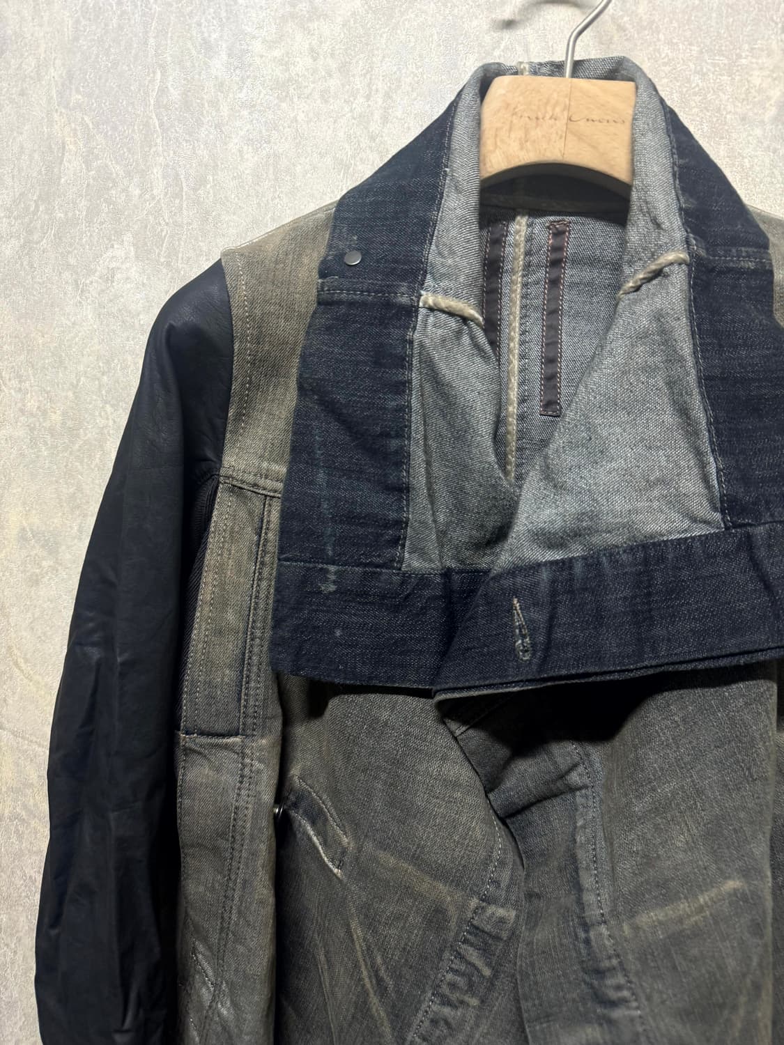 M / Rick Owens 릭오웬스 팔가죽 데님 나스카 자켓 상품이미지2