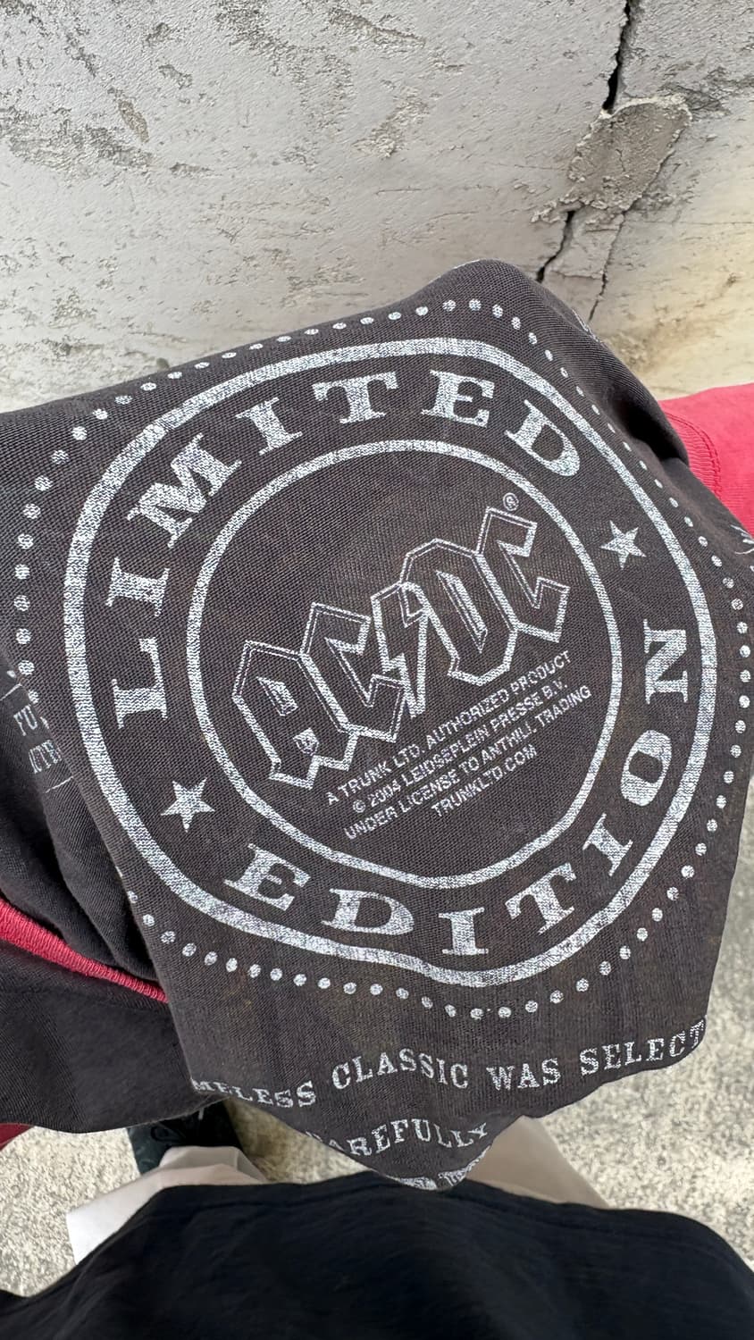 AC/DC by 트렁크(Trunk Ltd.) 빈티지 디스트레스드 티셔츠 상품이미지9