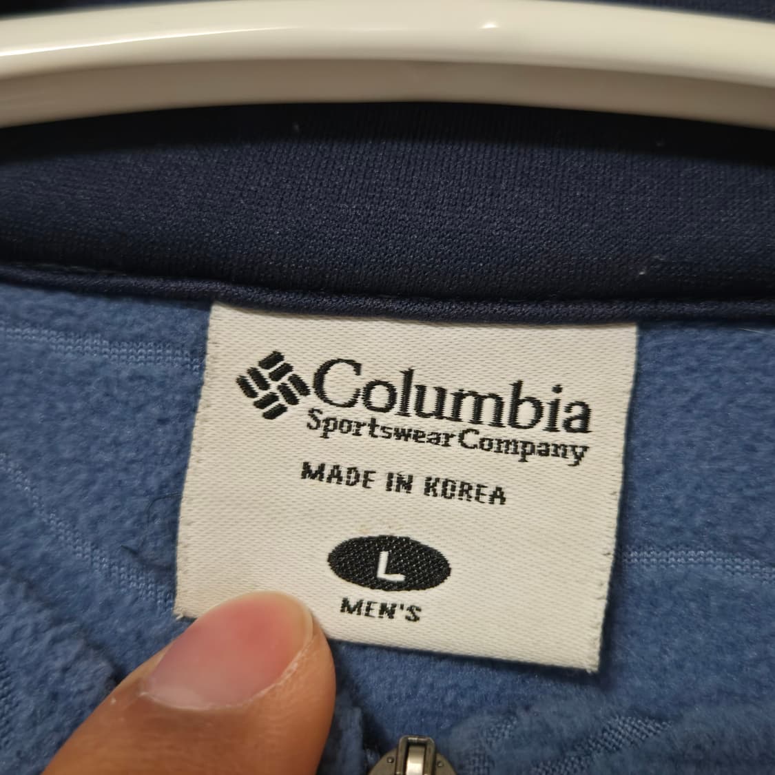 컬럼비아 토포그래픽 패턴 반집업 플리스 / 남성 니트/ 남자 후리스 상품이미지3