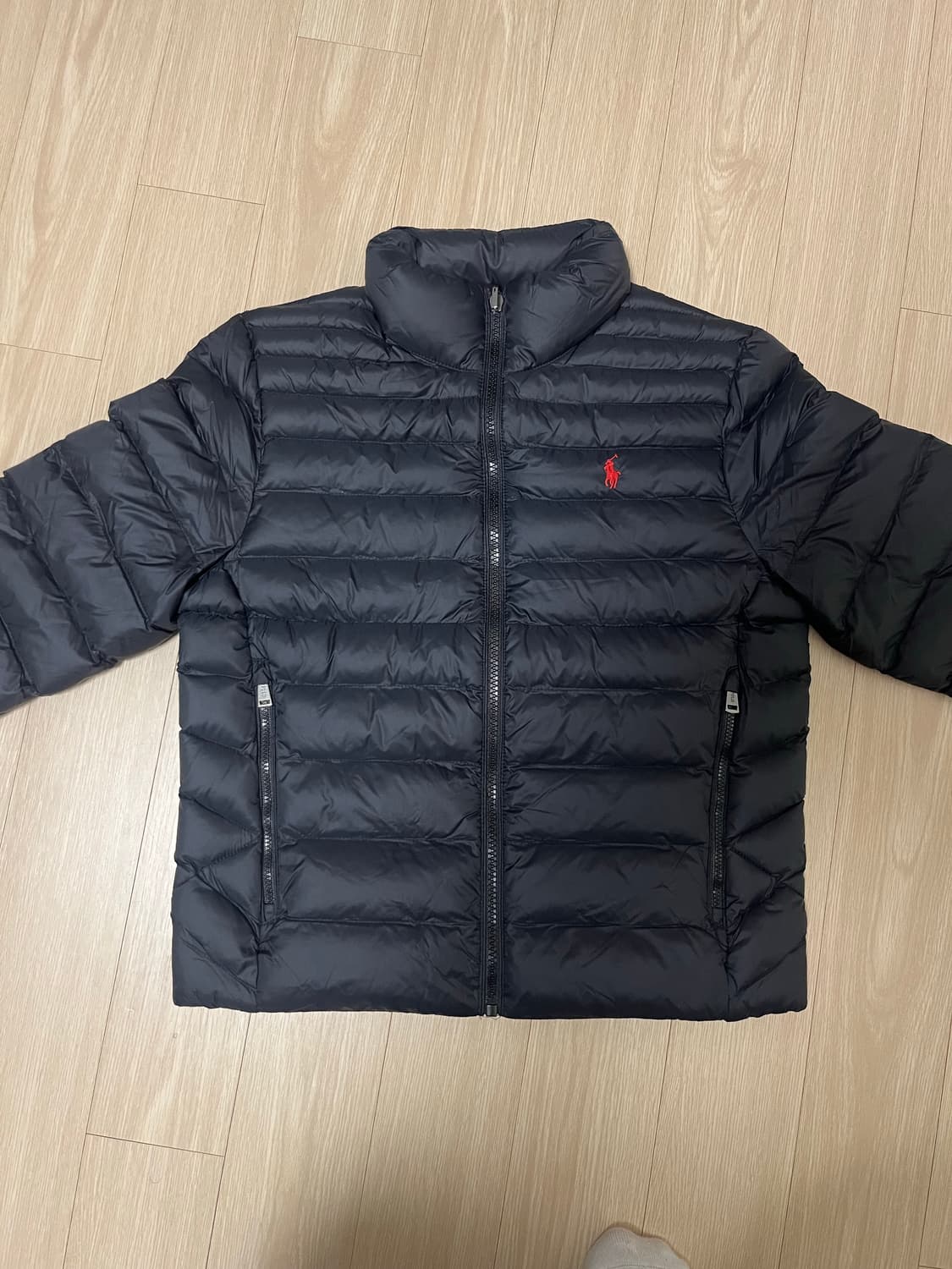 폴로 패커블 패딩 블랙 새재품 상품이미지1