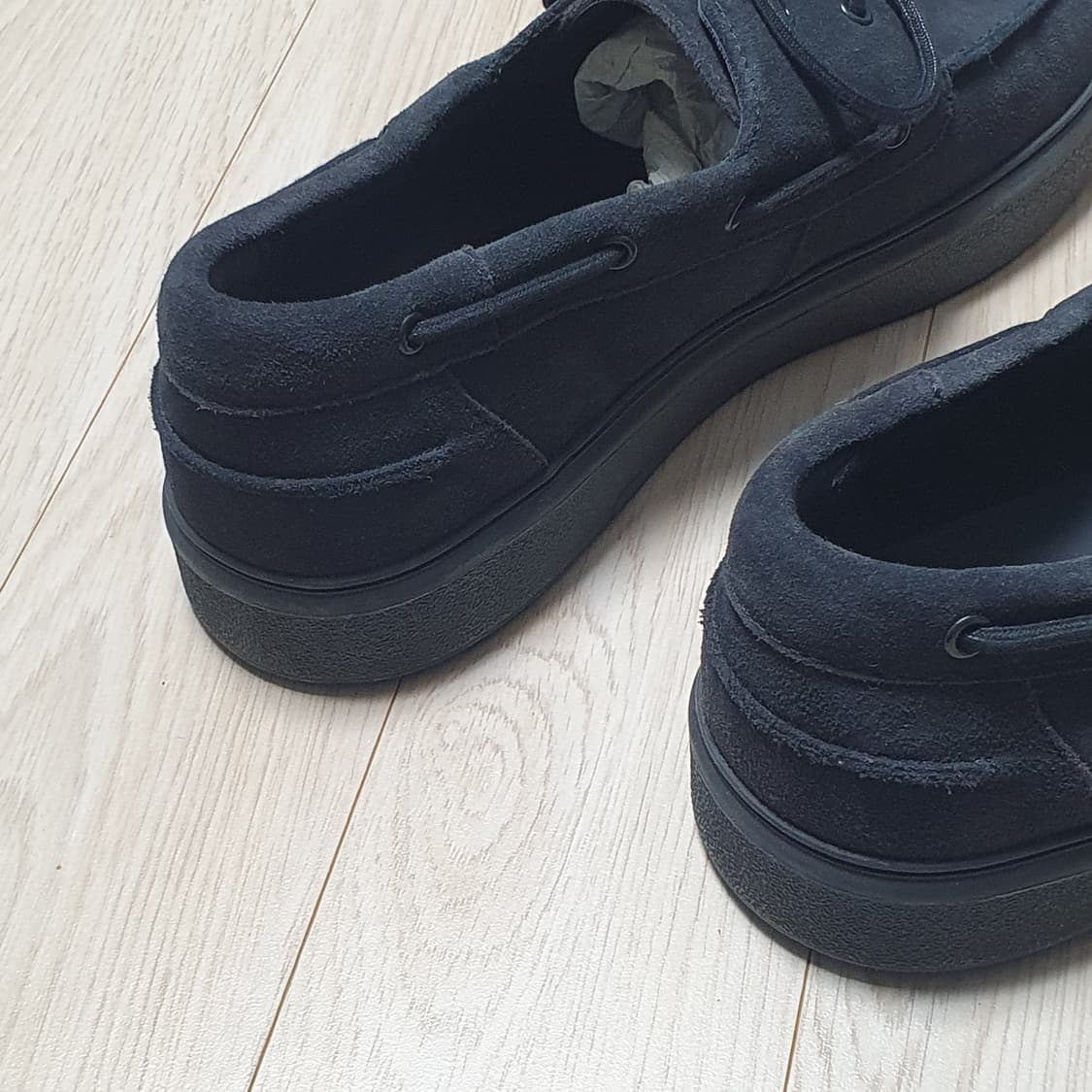 새제품275) 자라 스웨이드 가죽 데크 슈즈 로퍼 구두 2426/520 상품이미지5