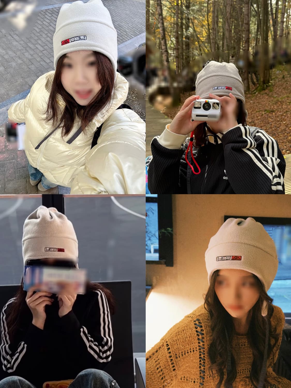 라이트그레이 예스아이씨 이어플랩 제니 비니  상품이미지2