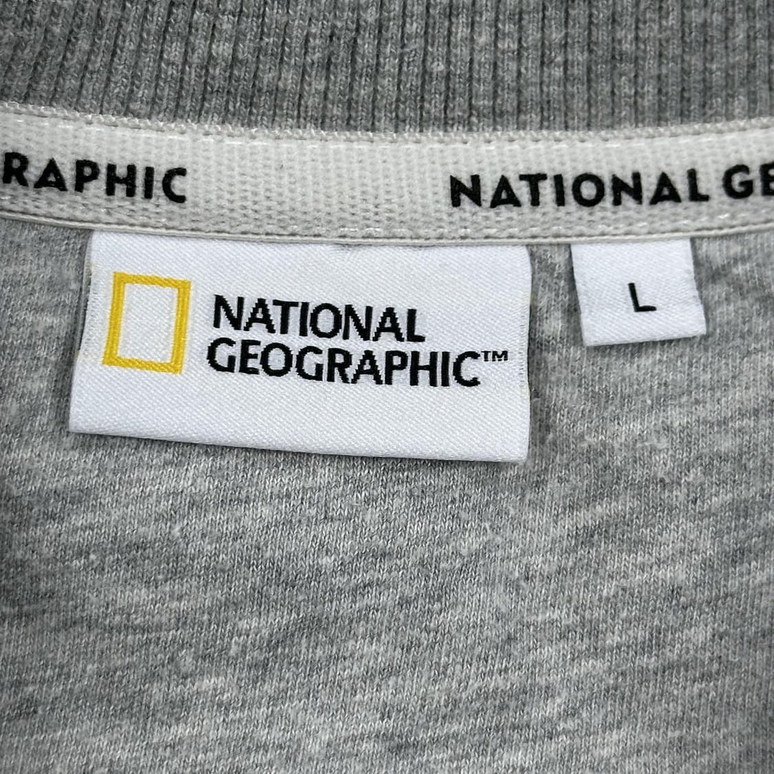 내셔널지오그래픽 (내셔널) 와펜 그레이 맨투맨 (L) 상품이미지4