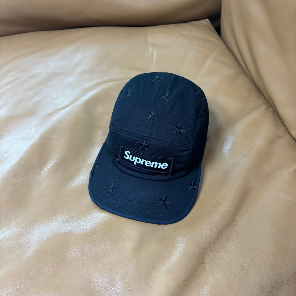 슈프림 밀리터리 스타 캠프캡 모자 박스로고 네이비 블랙 상품이미지1