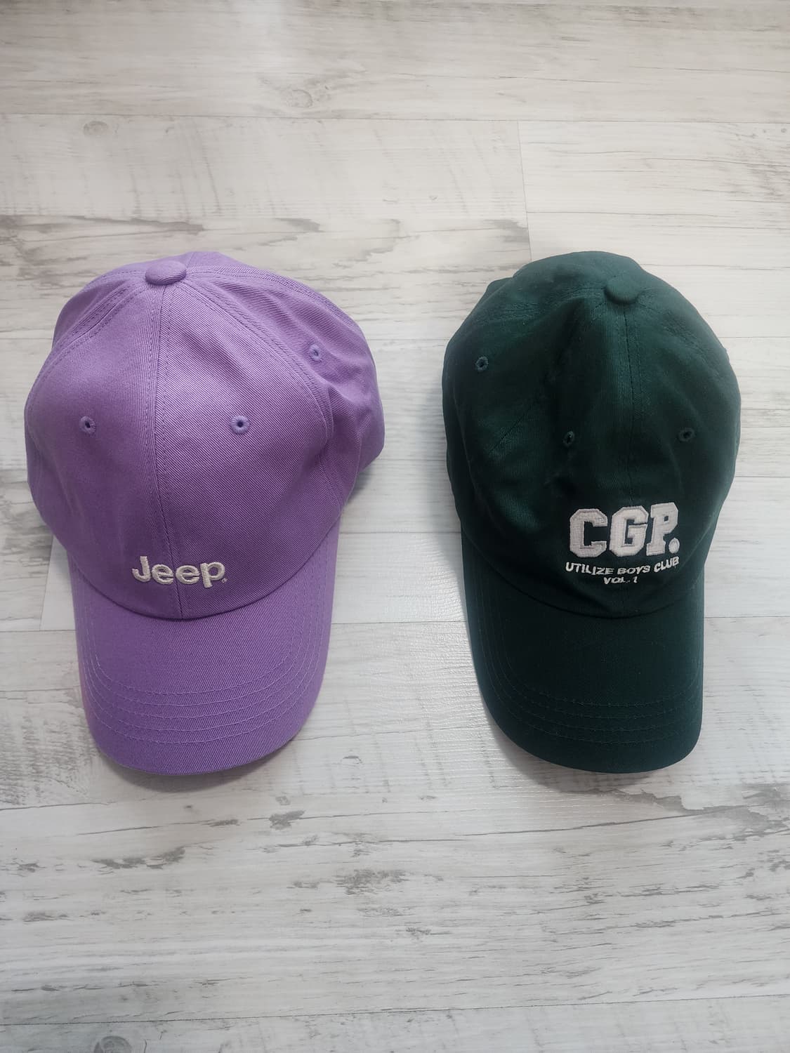 남여공용 볼캡 2개 일괄 팜. JEEP 지프&코드그라피 야구 모자 F 상품이미지1