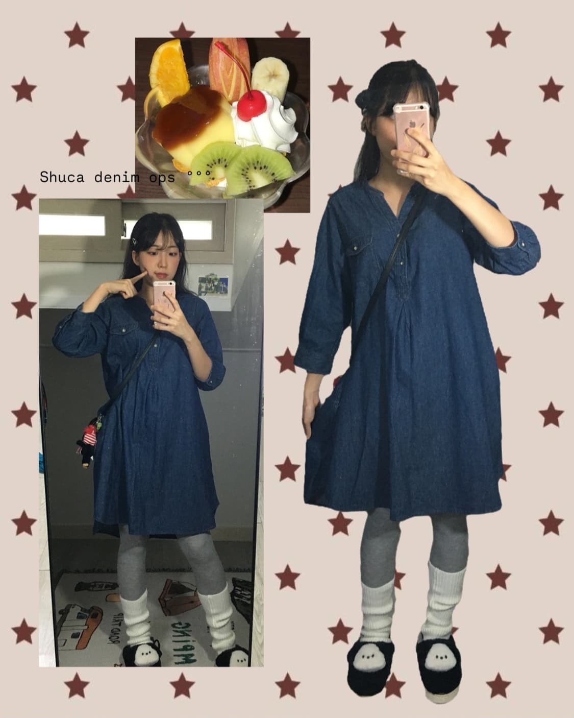 가을 모리걸 데님 원피스🧸🐾 상품이미지1