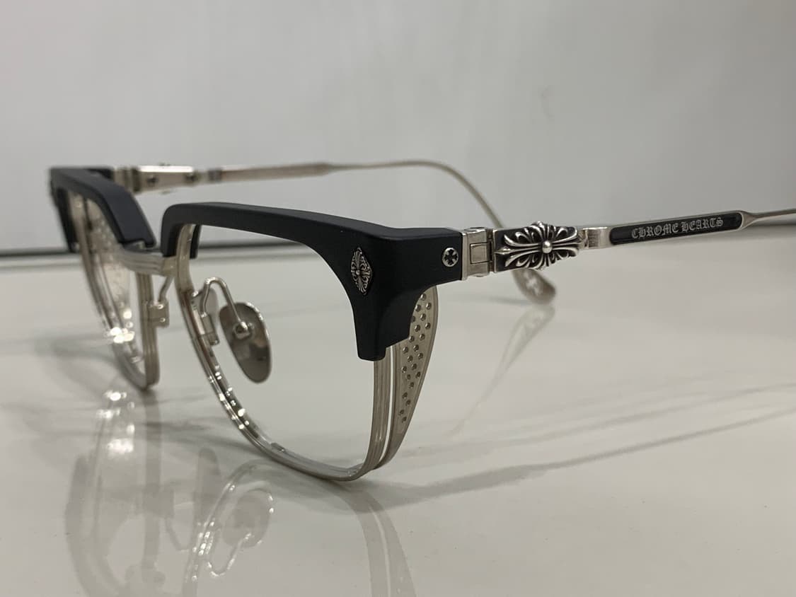 크롬하츠 LGMA 르그마 [MBK/BS] 안경 매트블랙&브러쉬드 실버 상품이미지1