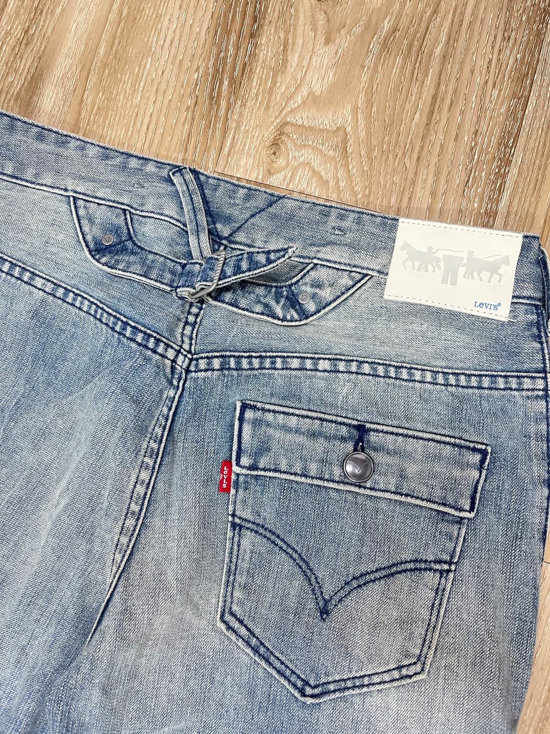 리바이스 모던스타일 서스펜더 데님 32 상품이미지4