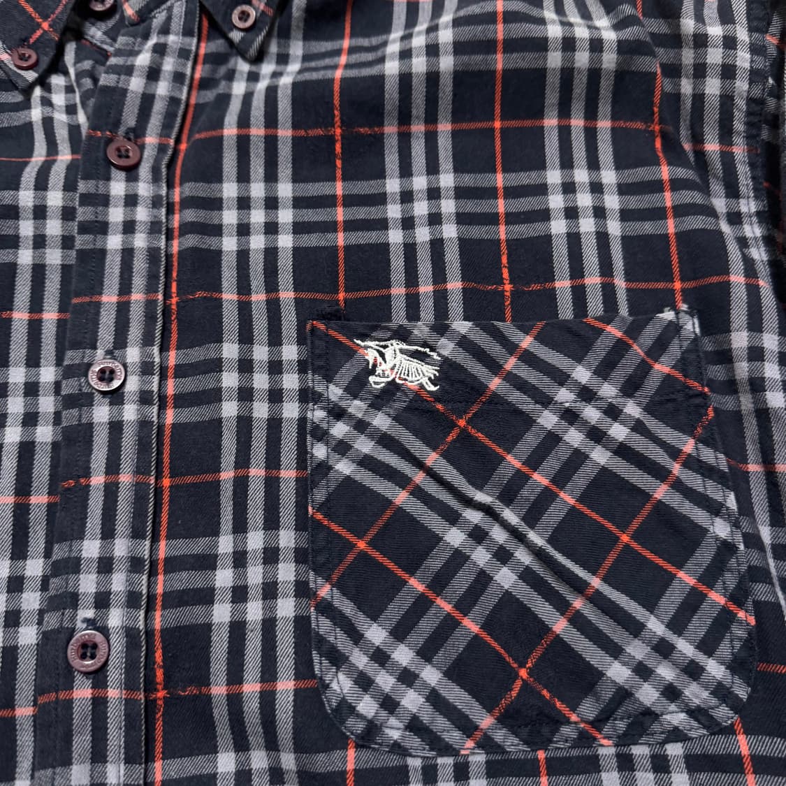 버버리 스몰로고 체크셔츠 상품이미지3