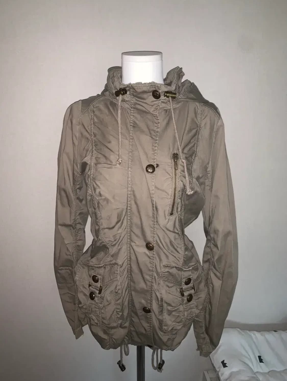 빈티지 카키 야상 점퍼 상품이미지1