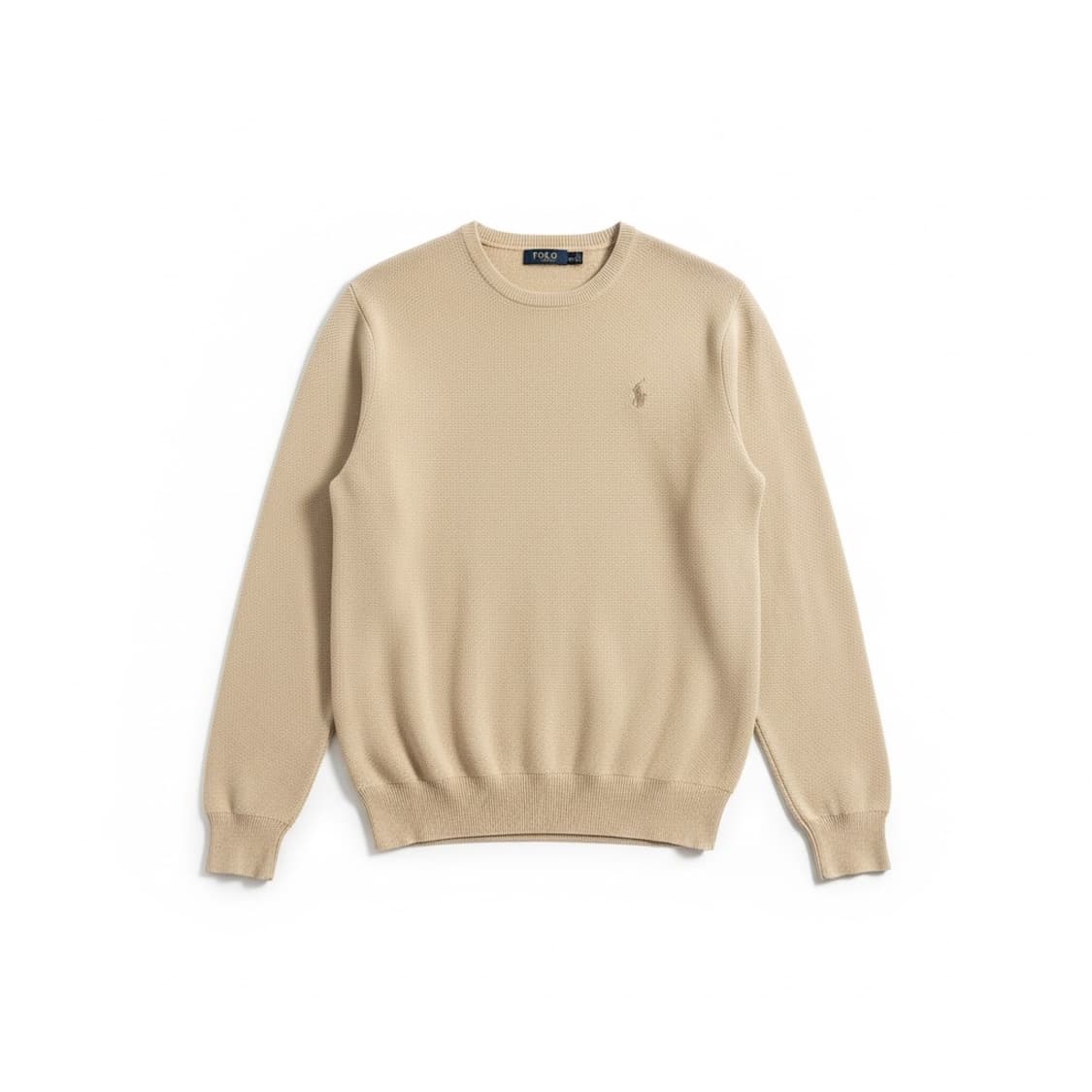 폴로 랄프로렌 베이지색 니트 스웨터 피마코튼 상품이미지1