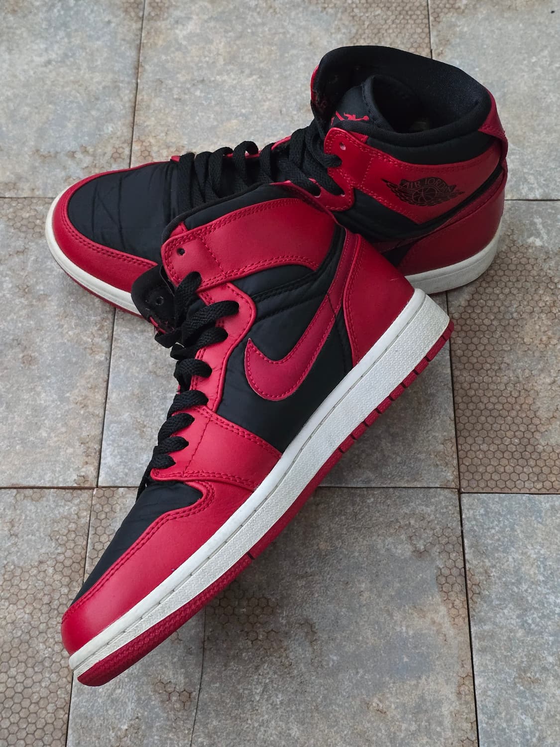 (250)나이키 에어 조던 1 하이 스트랩 짐 레드 상품이미지6