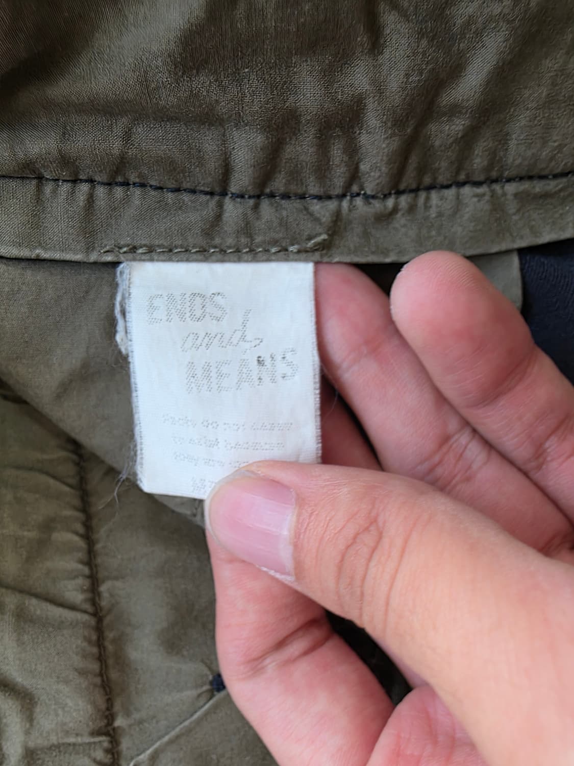 Ends and means 빈티지 네이비 치노 상품이미지3