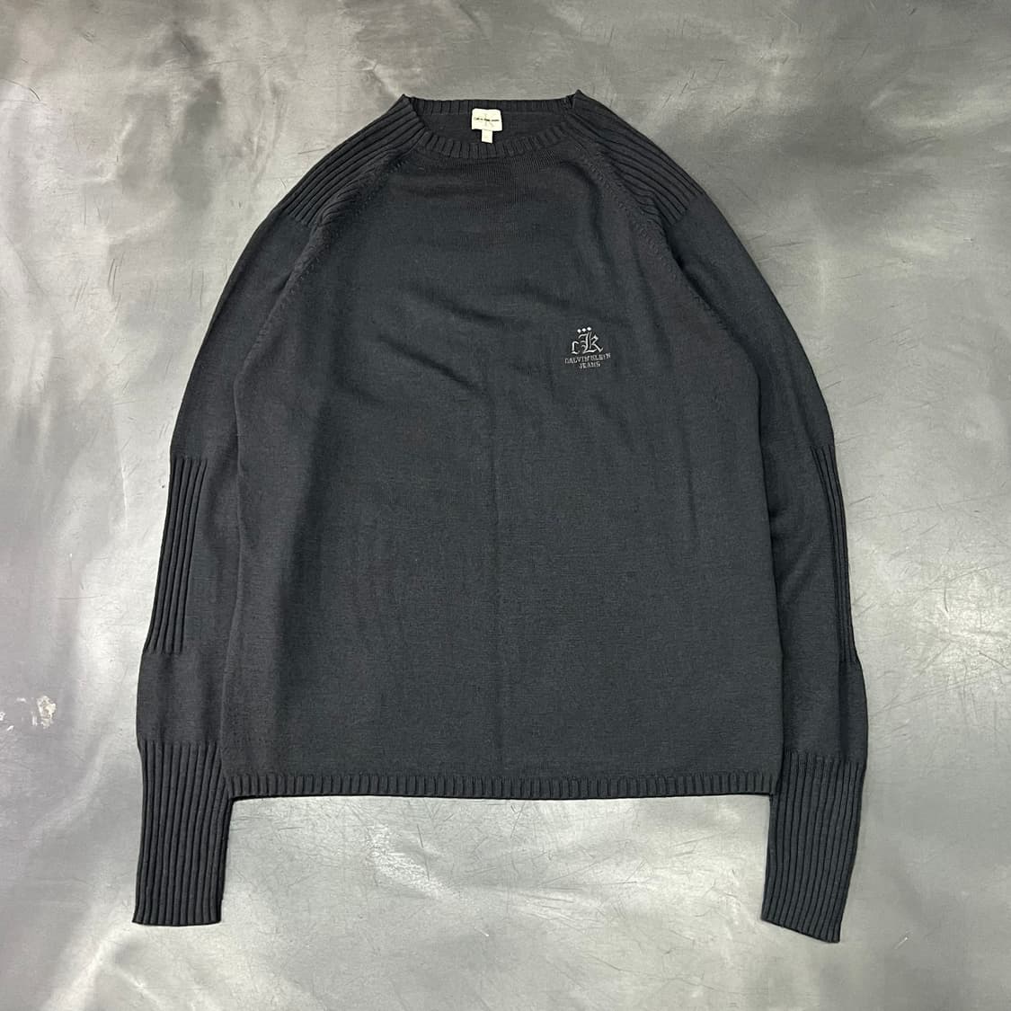  캘빈클라인 로고 니트 y15665 상품이미지1