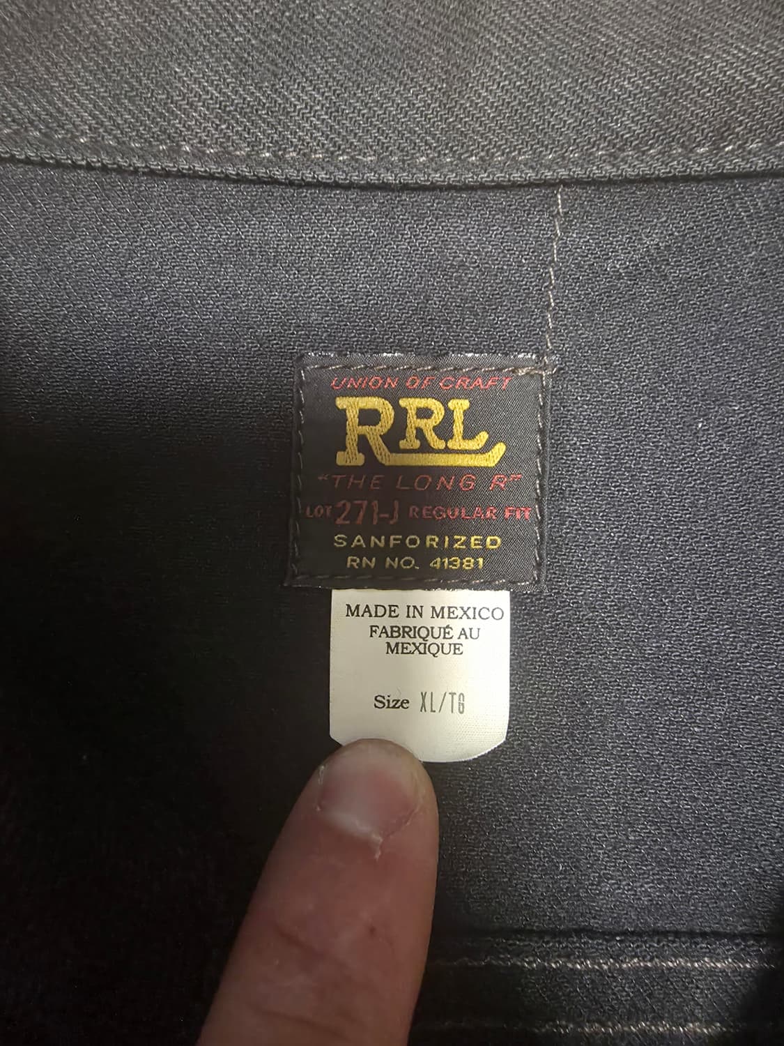 RRL lot271 XL 팔아요 상품이미지7