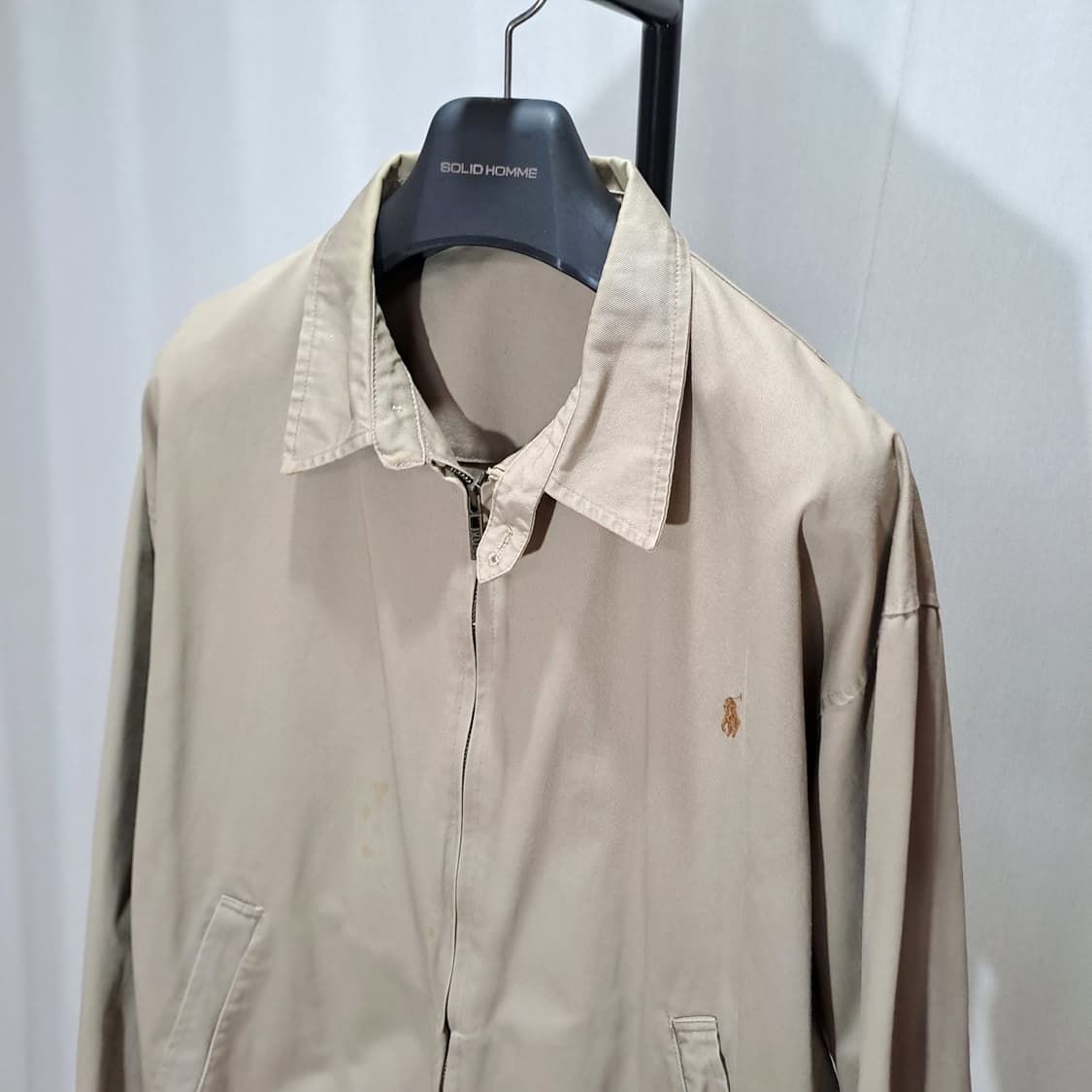 (택포) 폴로 랄프로렌 베이지 베이포트 블루종 자켓 L B679 상품이미지3