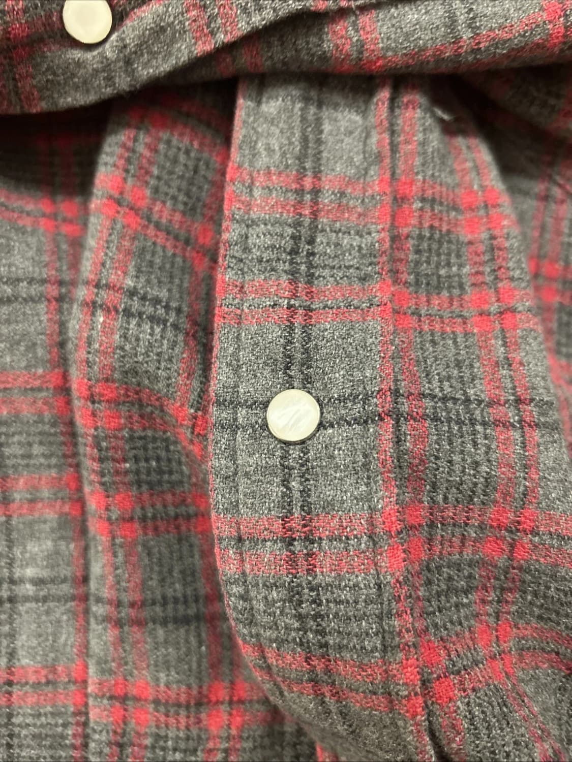 RRL 더블알엘 웨스턴 플란넬 체크 셔츠 레드 상품이미지4